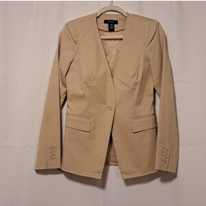 Body by Victoria blazer w/lace back